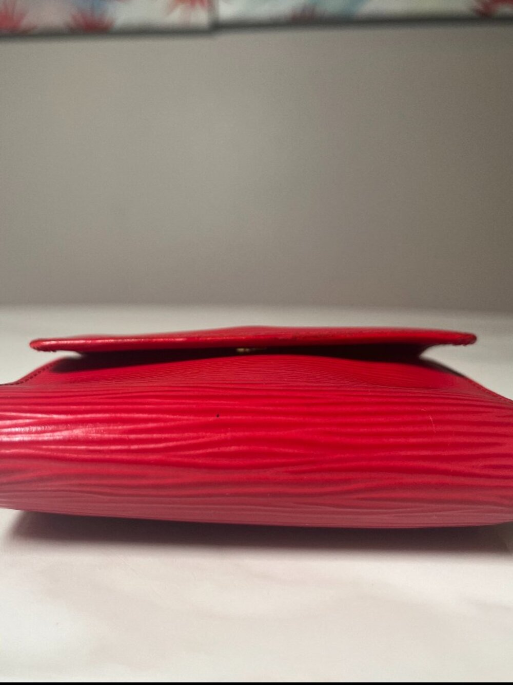 Louis Vuitton Red Epi Elise Trifold Wallet - Picture 10 of 14